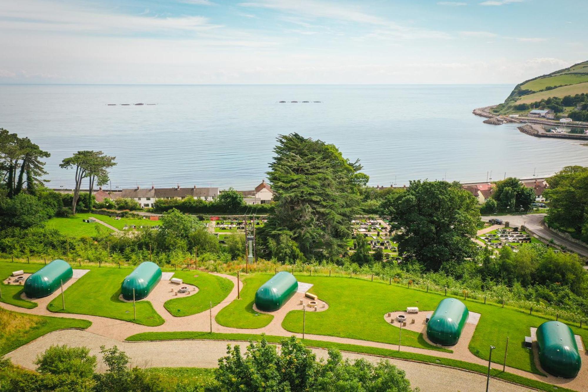 Hotel Glenarm Castle Ocean View Pods Exterior foto